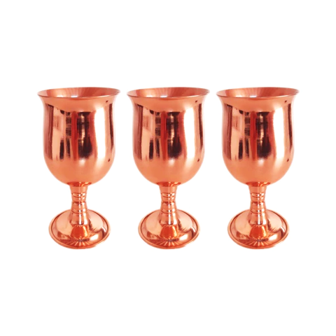 Taça De Cobre Imperial 330ml | Kit 3 Unidades - comprar online
