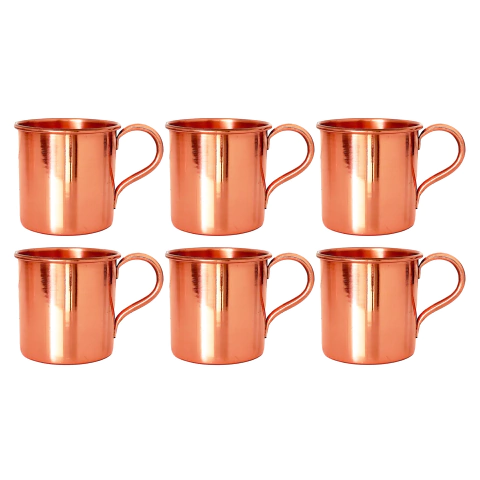 Caneca Moscow Mule Em Cobre 350ml | Kit 6 unid. - comprar online