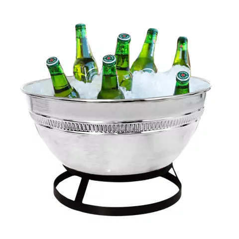 Champanheira de Mesa 12 Litros Cor Prata - comprar online