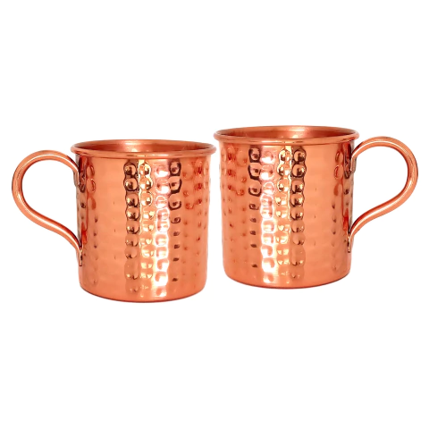 Caneca De Cobre Puro Moscow Mule 350ml Sem Verniz | Kit 2 un - comprar online