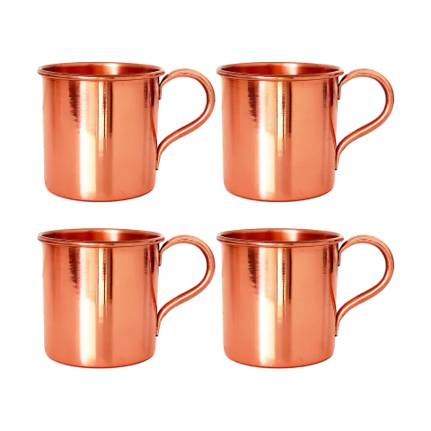 Caneca Moscow Mule Em Cobre 350ml | Kit 4 unid. - comprar online