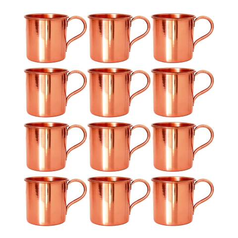Caneca Moscow Mule Em Cobre 350ml | Kit 12 unid. - comprar online