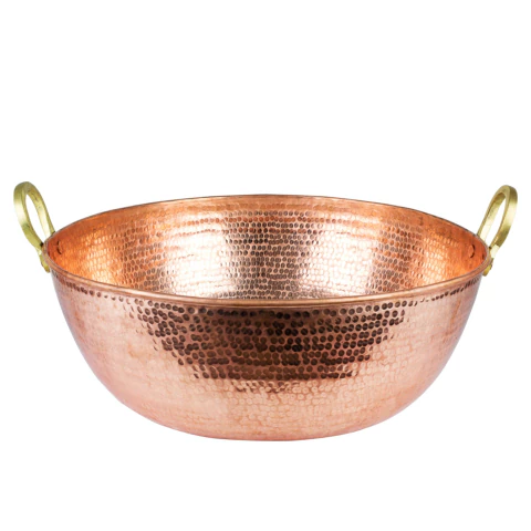 Tacho De Cobre Puro 100L Chapa Grossa Lateral 16 Fundo 14 - comprar online