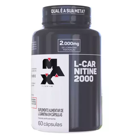 L-Carnitine 2000 - Max Titanium - 60 Cápsulas