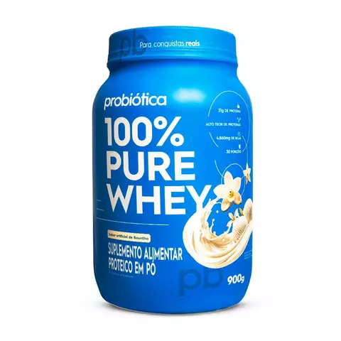 100% PURE WHEY 900G - PROBIOTICA - comprar online