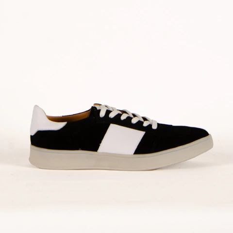 Nix Gamuza Negra-Blanco - comprar online