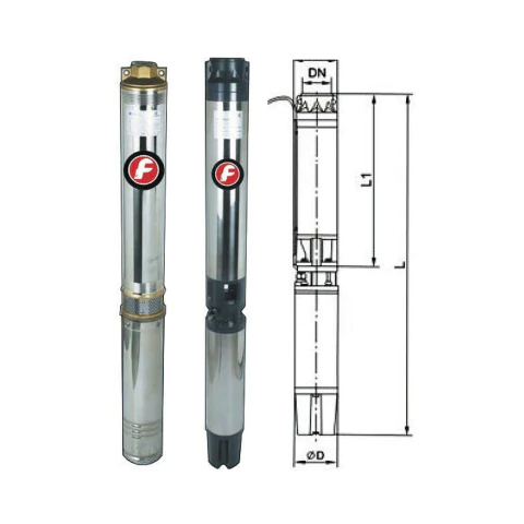 Electrobomba Sumergible Agua 6 Pulgadas 10 HP 380V 7.5 kW – FEMA - comprar online
