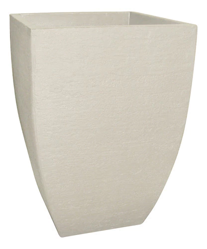 Maceta Cuadrada Moderna Cemento 33x44cm Liviana Resistente