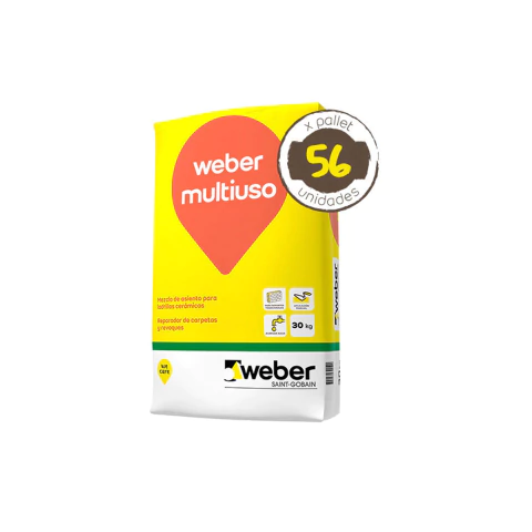 Adhesivo Pegamento Mezcla De Asiento Weber Multiuso X 30kg - comprar online
