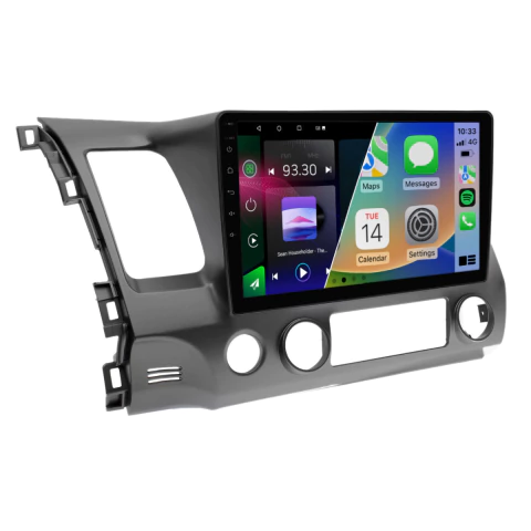 Stereo Android 10¨ Honda Civic 2008/11 Carplay Bt Gps 4-64gb - comprar online