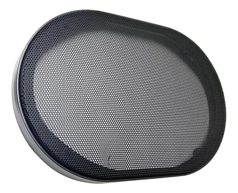 Reja Para Parlante Met lica Plastica 6 X 9 Negra Unidad