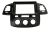 Marco Adaptador Hilux / Sw4 2011 / 2016 MANUAL (climatizador) - LA DESPENSA STORE