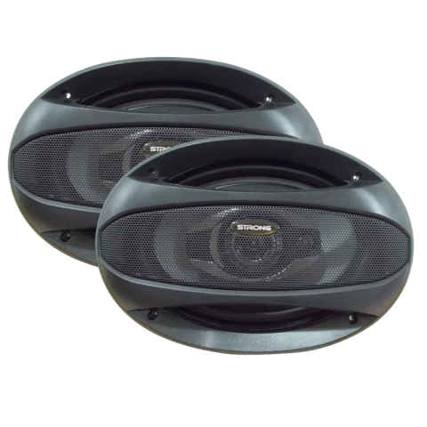 Juego de Parlantes 6x9" 1000 Watts 3 Vias 4 Ohm - Strong Feel the Power