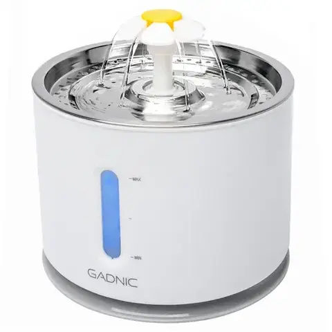 Fuente De Agua Recirculante Para Perros Y Gatos Acero Inoxidable 24L -Gadnic (Petbeb01)