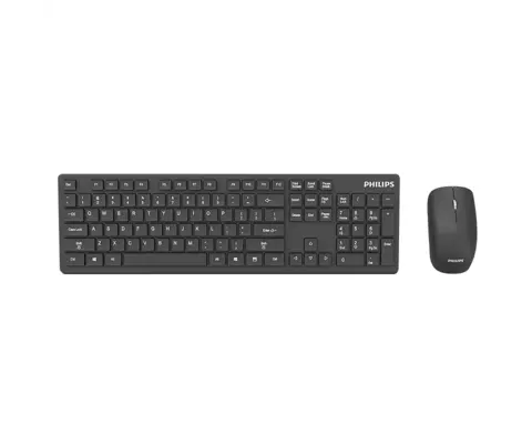 Teclado Español + Mouse -Wireless 2.4ghz 1000dpi -Sensor Nano -black Philips C602 (SPT6602B) - comprar online