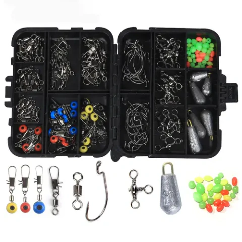 Kit Accesorios De Pesca 160 Unidades Anzuelos -Gadnic (FISH0002)