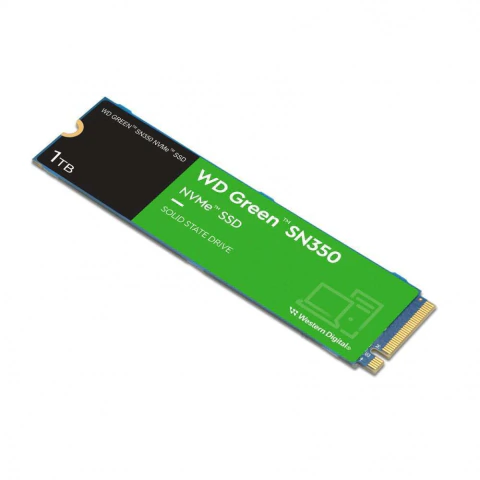 Disco Solido SSD 1Tb M.2 2280 PCIe Western Digital Green SN350 (WDS100T2G0C) # 6 CUOTAS SIN INTERES #