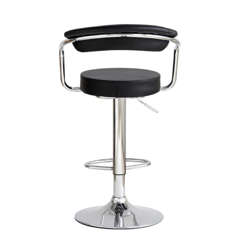 Banqueta Barra Regulable Respaldo Cromo Empoli Cozy HESX0076 # 3 CUOTAS SIN INTERES #