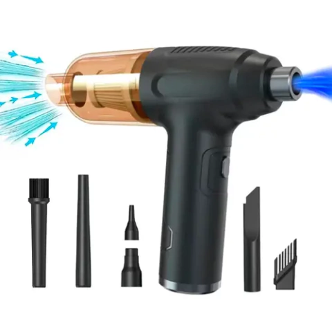 Soplador de aire y aspiradora 120W 6 cabezales Limpieza de Pc / Auto Gadnic LAX33 (COMPRE03) # 3 CUOTAS SIN INTERES # - comprar online