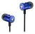 Auricular c/microfono Genius HS-M316 -intrauditivos -3.5mm Azul Metalico (31710017401) - comprar online