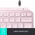 Teclado Logitech MX Keys Mini -Inalambrico -retroiluminacion led -Rosado (920-010478) # 6 CUOTAS SIN INTERES #