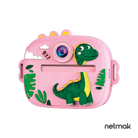 Cámara Instantánea Infantil Netmak NM-KIDCAM2 Rosa SD 32GB