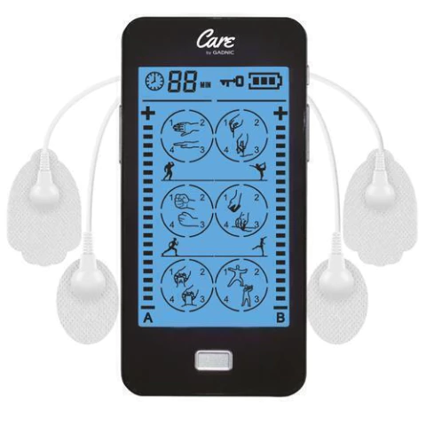 Electroestimulador Muscular Portatíl -Dos Canales -bat. recargable -6 modos -Gadnic SM9079 (ESTIMU08) - comprar online