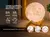 Lampara Velador Luna 18cm Luz LED RGB Control remoto Gadnic (LUNA0002) - TechSmart