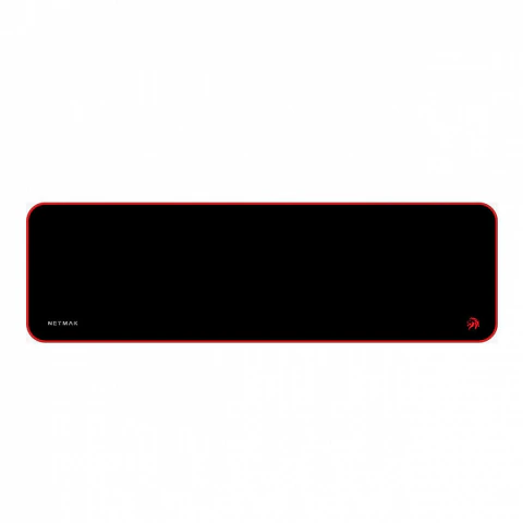 Mouse Pad Gamer XL Netmak NM-MP756 80x30cm Negro y Rojo