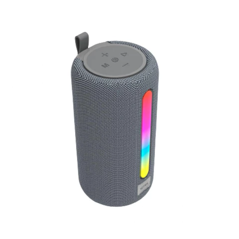 Parlante Portable 5W Inalámbrico Bluetooth - luz led gris Netmak (NM-MUV-G) - comprar online