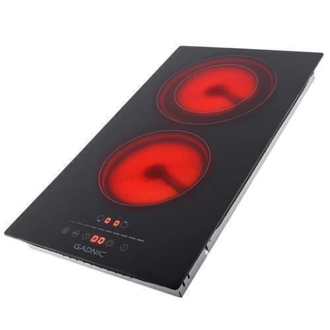 Anafe táctil de 2 hornallas vitrocerámica con temporizador color negro -Gadnic (ANAFE015) # 6 CUOTAS SIN INTERES # - comprar online