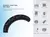 Imagen de Organizador de cables adhesivo Silicona 5 Cables Color negro Gadnic (SOP00025)