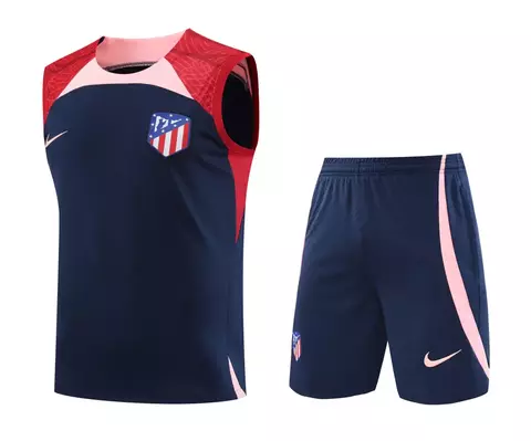 PROMO Kit Treino Atlético Madrid - Adidas - Azul Escuro - comprar online