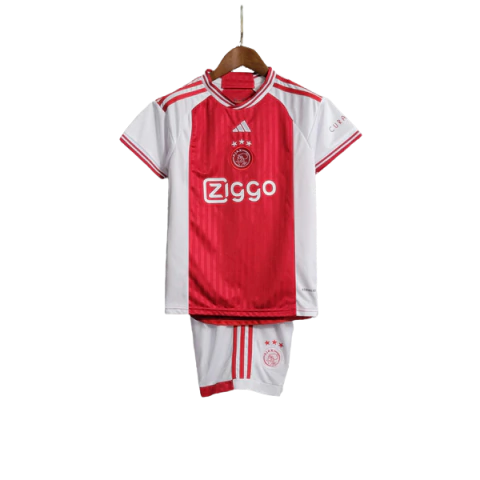 Kit Infantil Ajax Home 24/25 - Adidas - vermelho e branco - comprar online