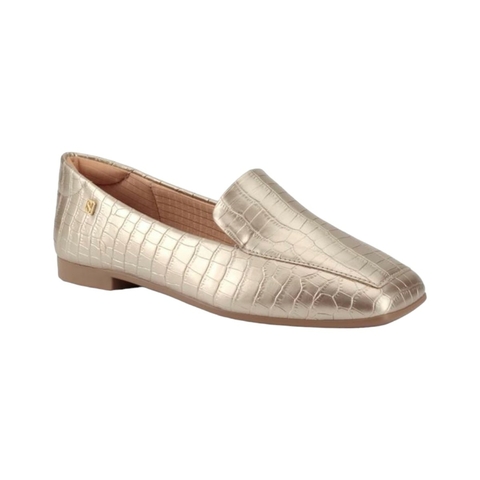 SAPATO SAPATILHA MOCASSIM LOAFER BICO QUADRADO SANTINELLI 1526-001-232