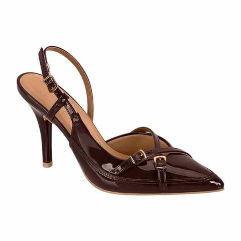 Sapato Slingback Feminino Salto Alto Casual Vizzano 1184.1708