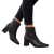 Bota Feminina Cano Curto Salto Bloco Médio Vizzano 3109.100