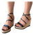 Sandalia Anabela Altura Mediana Feminina Cromic Femme A123 - Alma Shoes e Teen
