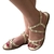 SANDALIA RASTEIRA TIRA CRUZADA TACHA AJUSTE TORNOZELO ALMA SHOES 236.737 - comprar online