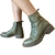 Bota Feminina Cuturno Verde Militar Couro Monopólio 151.009 - Alma Shoes e Teen
