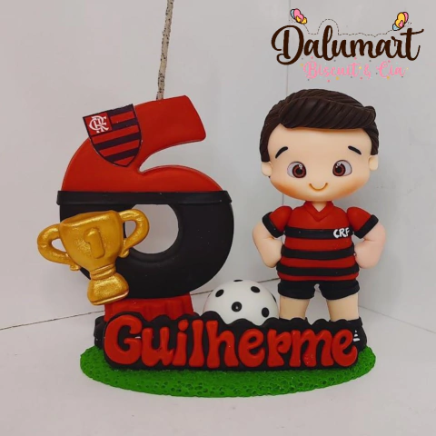 Topinho Flamengo - vela de 1 a 9 anos