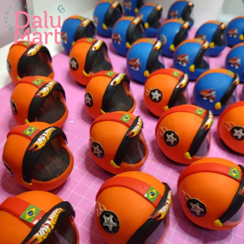 Kit 5 Capacetes Hot Wheels