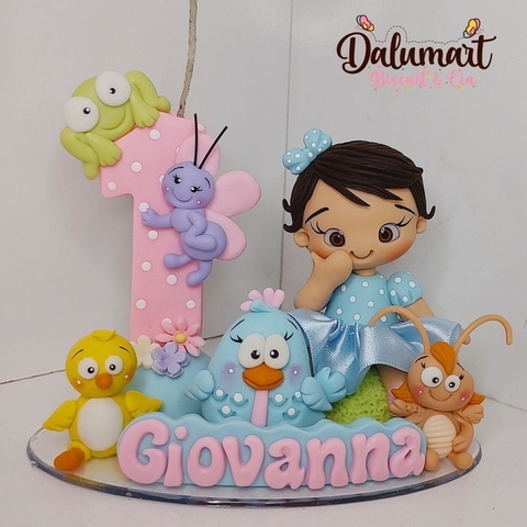 Topo de Bolo Personalizado – Galinha Pintadinha Mod 1