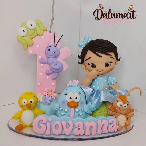 Topo de Bolo Personalizado – Galinha Pintadinha Mod 1