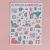 Cartela de adesivos - CA.083 - comprar online