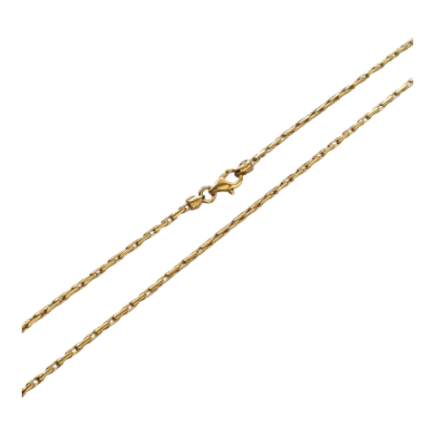 Cordão De Ouro 18k 750 Masculino Italiano 60 Cm - comprar online
