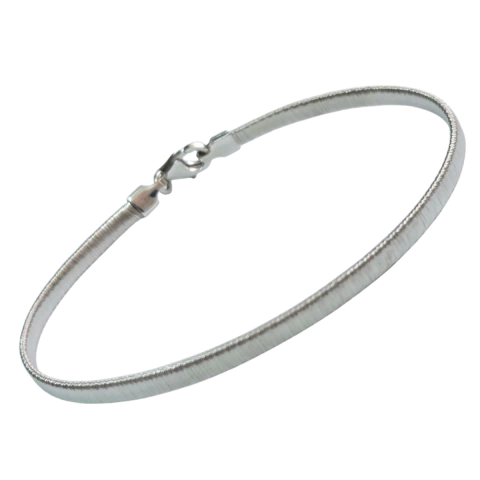 Pulseira Ouro Branco 18k 750 Feminina 3mm Italiana - comprar online