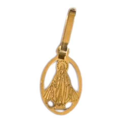 Medalha Nossa Senhora Das Graças Ouro 18k Mini - comprar online