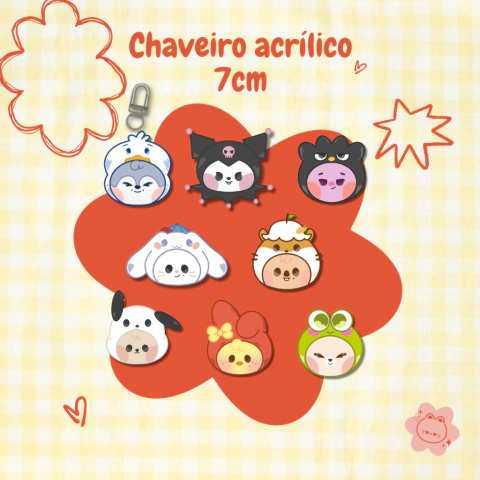 SKZOO Sanrio Chaveiro de Acrílico