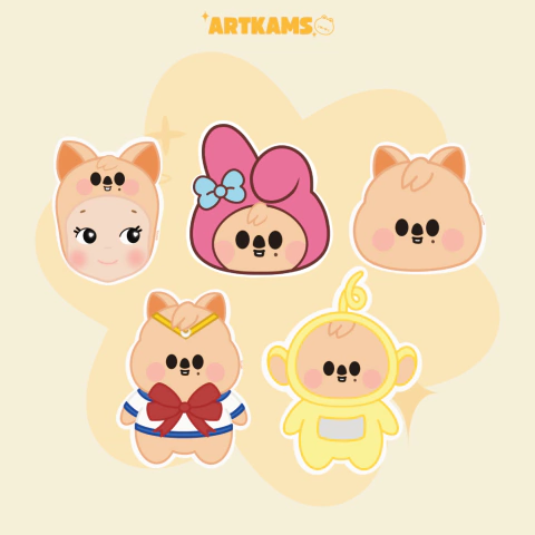 Pack Adesivos SKZOO Quokka